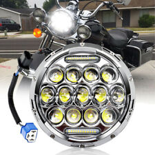 7 Inch Motorcycle Led Headlight Projector Drl Dot For Suzuki Boulevard C90t C50