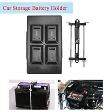 Suv Car Storage Battery Holder Adjustable Stabilizer Tray Down Clamp Bracket Kit