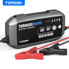 Topdon 24 12 Volt Car Or Truck Wheeled Automotive Battery Fast Charger Jump Us