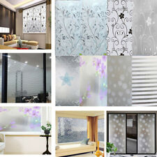 Waterproof Privacy Window Glass Film Sticker Static Cling Frosted Bathroom Home