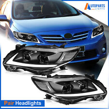 For 2011-2013 Toyota Corolla Led Drl Sequential Projector Headlights Assembly