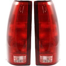 Tail Light Set For 1988-1999 Chevrolet Gmc C1500 Driver And Passenger With Bulb