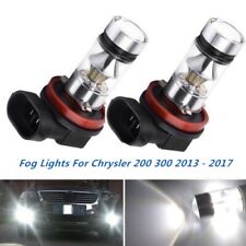 2x 100w Fog Lights For Chrysler 200 300 2010 - 2017 6000k White Cree Led Bulbs
