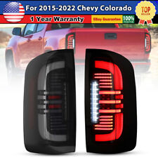 Led Tail Lights For 2015-2022 Chevy Colorado Turn Signal Brake Lamps Smoke Lens
