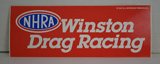 Nos 1 Original Nhra Winston Drag Racing Decal Bumper Sticker 9.5 X 3.5 1997