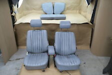 73-85 Mercedes R107 Front Rear Leather Seat Set Oem