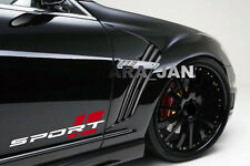 Sport Decal Sticker Car Racing Stripe Emblem Logo Motorsport R Performance Pair