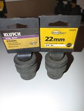 New 22mm 34in.-drive - Klutch Jumbo Impact Socket - 41124 2542474 Cr-mo