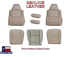 For 2002 2003 2004 2005 Ford Excursion Limited Xlt Leather Seat Covers In Tan
