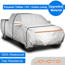 Thickened Cotton Pickup Truck Car Cover 100 Waterproof All Weather More Durable