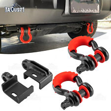 2024 2023-2009 For Toyota Tacoma Front Demon Bracket Tow Hook D-ring Shackles