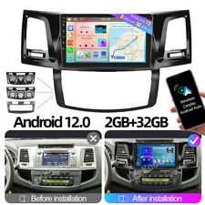 Android 12 Car Stereo Radio Gps Navi Carplay For Toyota Fortuner Hilux 2005-2014