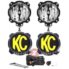 Kc Hilites Pro6 Led Round Sae Driving Beam 6-inch Lights Pair Harness Covers