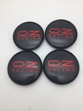 4pcs 63 Mm Suitable For Oz Racing Black Grreed Alloy Wheel Center Caps Rim Caps