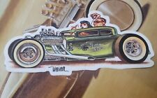 Keith Weesner Decal Vtg 1930 1931 Ford Hot Rod Old A Coupe Auto Window Tool Box