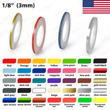 18 Roll Vinyl Pinstriping Pin Stripe Solid Line Car Tape Decal Stickers 3mm