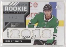 2018 Upper Deck Sp Game Used Relic Blends 125 Miro Heiskanen Rrb-mh Rookie Rc