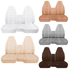 Car Seat Covers 60-40 Seatconsole Cover Solid Colors Fits Ford Ranger 91-12