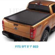 Retractable Hard Tonneau Cover Aluminum For Ford Ranger 5ft 5 1 Bed 2019-2023