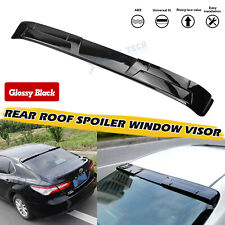 For 2018-2024 Toyota Camry Glossy Black V Style Rear Roof Spoiler Window Visor