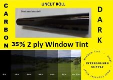 35 Uncut 20x 5 Feet Window Tint Film 2 Ply 10 Yrs Warranty Intersolar Usa Ok