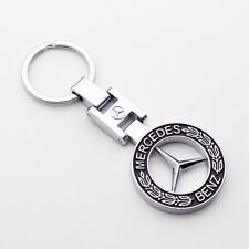 3d Mercedes-benz Amg Sport Logo Alloy Car Home Keychain Ring Decoration Gift