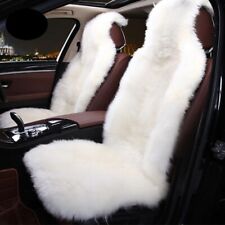 Natural Fur Car Seat Cover 100 Sheepskin Plush White Australian Covers Universl
