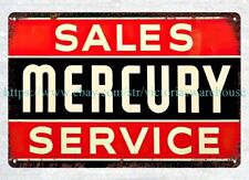 Mercury Sales Service Metal Tin Sign Buy Art Prints
