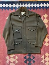 Vtg Days Ranger Whipcord Iron Duke Workwear Jacket Mackinaw Wool 1940s Sz 44