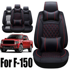 Pu Leather Car Seat Covers For Ford F-150 Crew Cab 2009-2021 Waterproof Full Set