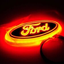 Red 4d Led Ford Emblem Logo Front Rear 1pc 6 Inch