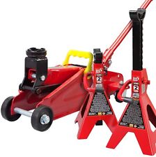 Big Red Torin Hydraulic Trolley Floor Jack Combo With 2 Jack Stands2 Tont82001