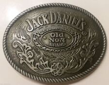 Jack Daniels Antique Silver Old No.7 Western Cowboy Belt Buckle