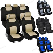 For Toyota Auto Car Seat Cover Full Set 5-seats Front Rear Protector Accessory