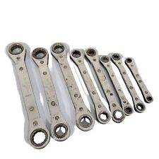 Cornwell Tools 8 Piece Set Metric End Ratchet Box Wrenches 7-21 Mm 12 Point