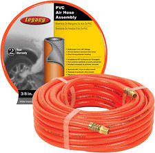 Legacy Air Hose 38 In. X 50 Ft 14 In. Fittings Pvc Orange - Hl2850fo2-a02