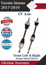 New Oe Front Cv Axle For 2017-2019 Toyota Sienna 2wd Lifetime Warranty