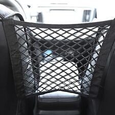 2 Layer Elastic Net Pocket Bag Between Car Seat Organizer Storage Mesh Holder