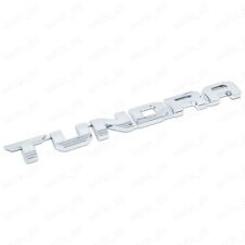 1pc Chrome Side Door Tundra Emblem Badge Letters For 2014-2024 Toyota Tundra