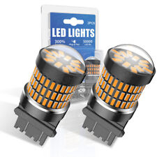 2x Amber 3156 3157 Led Bulbs Daytime Running Light Drl For Chevy Silverado 1500