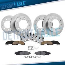 4wd Front Rear Rotors Brake Pads Front Calipers For 1999-2004 F-250 F-350 Sd