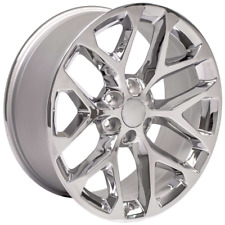 4 New Wheelsrims 22x9 Chrome Snowflake 6x139.7 For Chevy Silverado Suburban