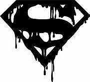 Superman Bloody Logo Decal Sticker Buy 2 Get 1 Free