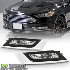 2017-2018 Ford Fusion Bumper Fog Lights Driving Lamps Wbulbswithch Leftright