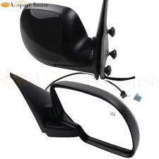 Pair Side View Mirrors For 2003-2007 Chevy Gmc Power Heated Black Left Right