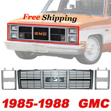 New Front Grill And Head Light Door Gmc C1500 Pickup Jimmy Fits 1985-1988 3pcs