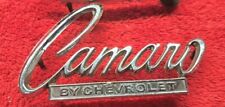 1968-69 Camaro Front Deck Lid Emblem 7752901 Original Part W4 Mounting Pins