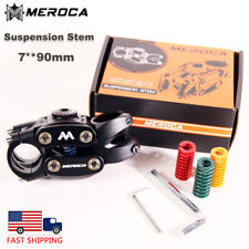 Meroca Stem 7 Degree Four Link Suspension Stem 90mm Mtb Gravel Bike Shock Stems