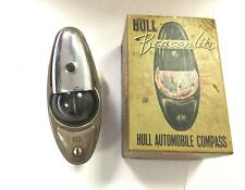 N.o.s Hull Beaconlite Automobile Compass For 1937-48 Chevy Car - Brown Primed