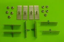 10 Mercury Body Side Moulding Fasteners 2-12 X 34 Perforated Clips Bolts 378